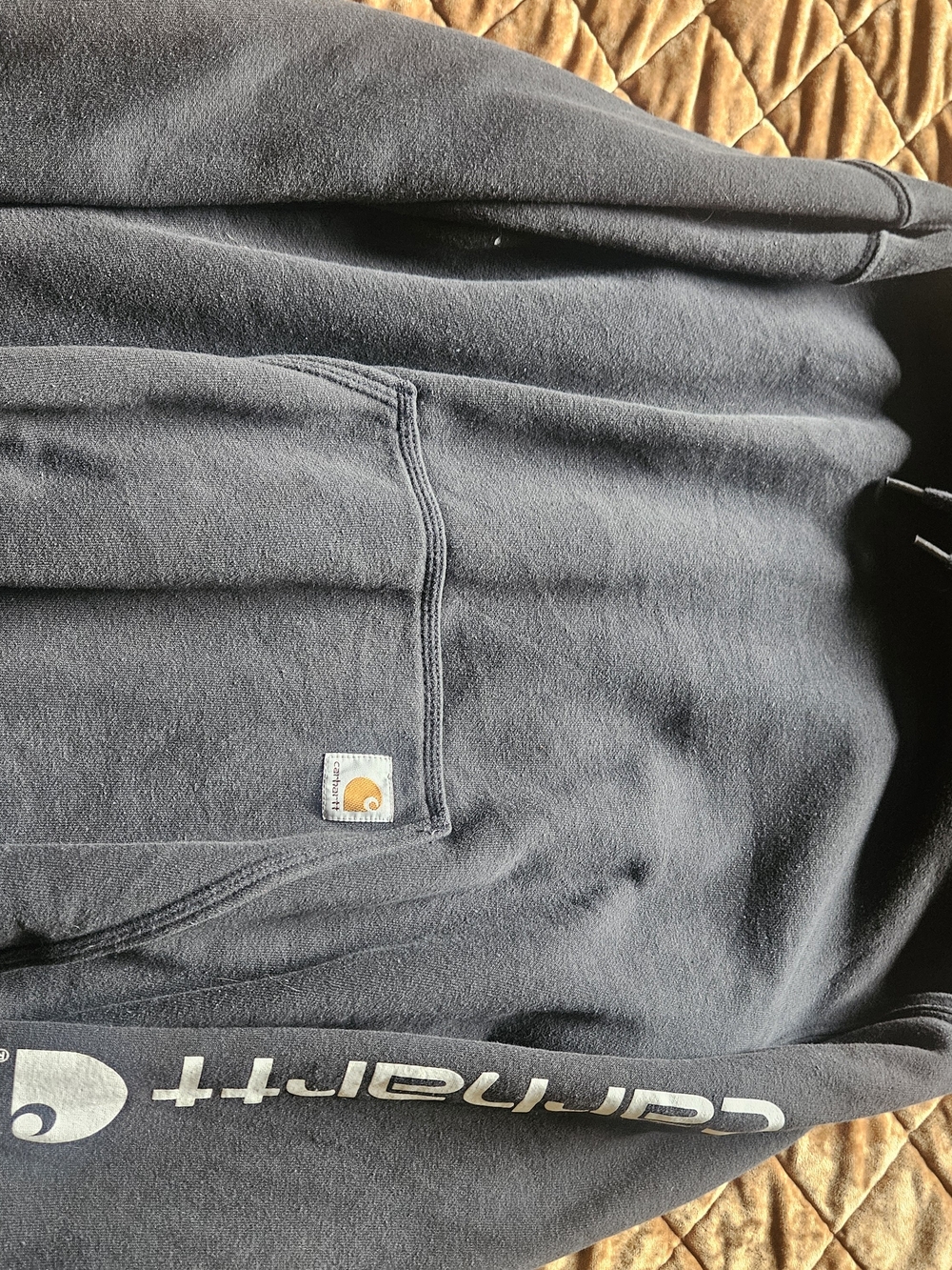 Carhartt Black Logo Hoodie